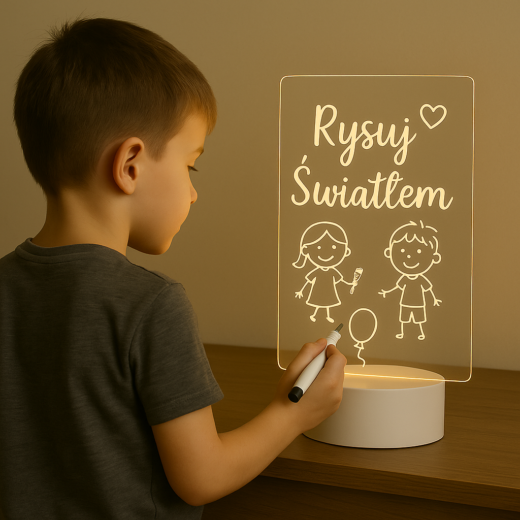 Kreatywna LED Tablica do Pisania i Rysowania ✨