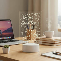 Kreatywna LED Tablica do Pisania i Rysowania ✨