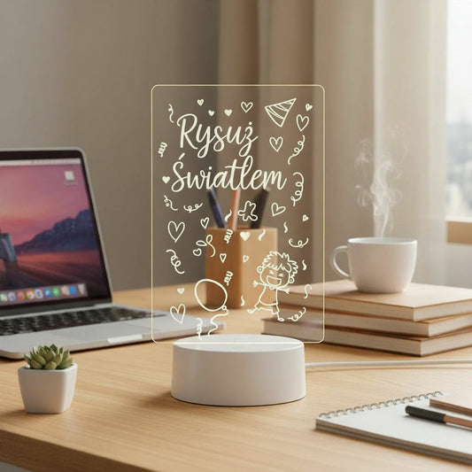 Kreatywna LED Tablica do Pisania i Rysowania ✨