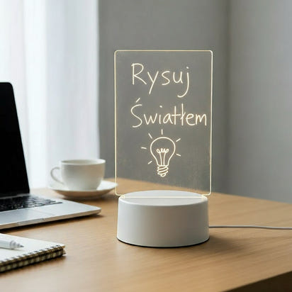 Kreatywna LED Tablica do Pisania i Rysowania ✨