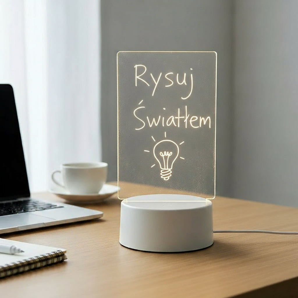 Kreatywna LED Tablica do Pisania i Rysowania ✨