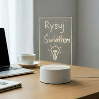 Kreatywna LED Tablica do Pisania i Rysowania ✨