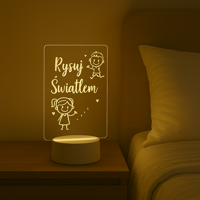 Kreatywna LED Tablica do Pisania i Rysowania ✨